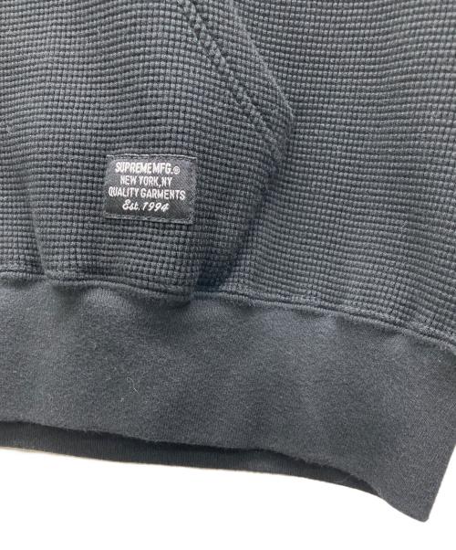 SUPREME（シュプリーム）Supreme (シュプリーム) Hooded Zip Up Thermal ブラック サイズ:Mの古着・服飾アイテム