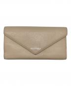 BALENCIAGAバレンシアガ）の古着「2つ折り長財布」｜ベージュ