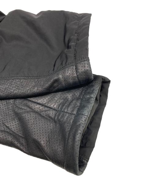 HUGO BOSS（ヒューゴ ボス）HUGO BOSS (ヒューゴ ボス) レザージャケット ブラック サイズ:052の古着・服飾アイテム