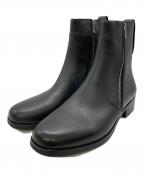 Llifeライフ）の古着「SLIGHT SQUARE ZIP BOOTS」｜ブラック