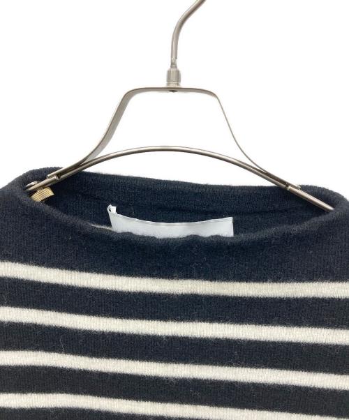 ticca（ティッカ）TICCA (ティッカ) ボーダーニット ブラック サイズ:Fの古着・服飾アイテム