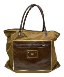 ANYA HINDMARCH（アニヤ・ハインドマーチ）の古着「ナイロンバッグ」｜ブラウン