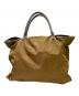 ANYA HINDMARCH (アニヤ・ハインドマーチ) ナイロンバッグ ブラウン：5000円