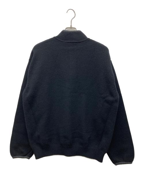 UNUSED（アンユーズド）UNUSED (アンユーズド) 5ゲージウールプルオーバーニット ブラック サイズ:3の古着・服飾アイテム