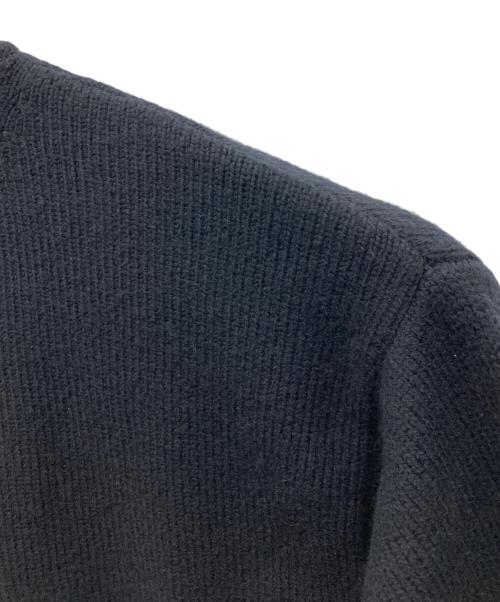 UNUSED（アンユーズド）UNUSED (アンユーズド) 5ゲージウールプルオーバーニット ブラック サイズ:3の古着・服飾アイテム