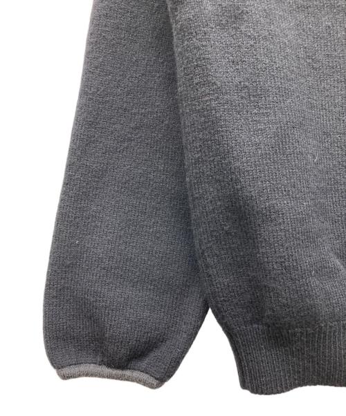 UNUSED（アンユーズド）UNUSED (アンユーズド) 5ゲージウールプルオーバーニット ブラック サイズ:3の古着・服飾アイテム