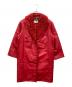 FENDI（フェンディ）の古着「プードルファーカラーコート」｜レッド