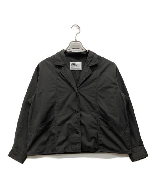 MHL（エムエイチエル）MHL (エムエイチエル) シャツジャケット ブラック サイズ:Iの古着・服飾アイテム