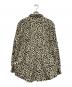 nine eight (ナインエイト) レオパード柄シャツ ベージュ×ブラック サイズ:L：6000円