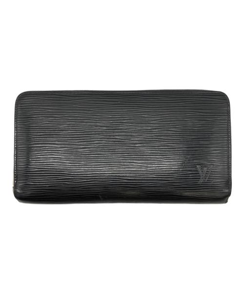 LOUIS VUITTON（ルイ ヴィトン）LOUIS VUITTON (ルイ ヴィトン) ラウンドファスナー財布 ブラックの古着・服飾アイテム