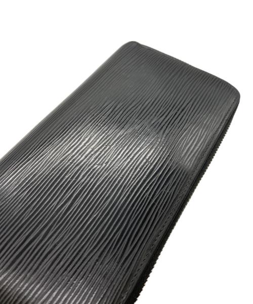 LOUIS VUITTON（ルイ ヴィトン）LOUIS VUITTON (ルイ ヴィトン) ラウンドファスナー財布 ブラックの古着・服飾アイテム