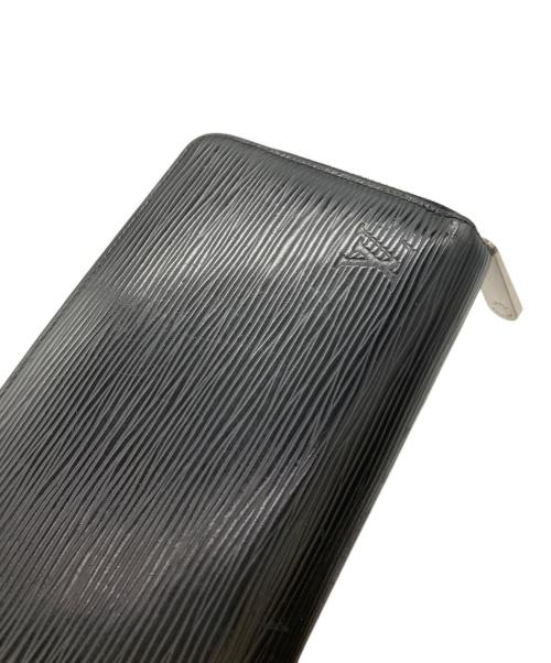 LOUIS VUITTON（ルイ ヴィトン）LOUIS VUITTON (ルイ ヴィトン) ラウンドファスナー財布 ブラックの古着・服飾アイテム