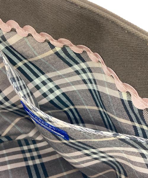 BURBERRY BLUE LABEL（バーバリーロンドンブルーレーベル）BURBERRY BLUE LABEL (バーバリーロンドンブルーレーベル) ハンドバッグ ブラウンの古着・服飾アイテム
