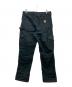 CarHartt (カーハート) カーゴパンツ ブラック サイズ:34×32：6000円