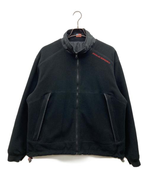 POLO SPORT（ポロスポーツ）POLO SPORT (ポロスポーツ) リバーシブルフリースジャケット ブラック サイズ:XLの古着・服飾アイテム