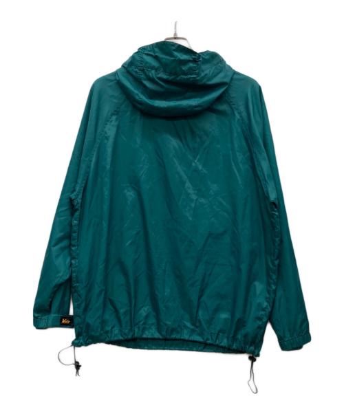 REI（レイ）REI (レイ) ナイロンアノラックパーカー グリーン サイズ:Mの古着・服飾アイテム