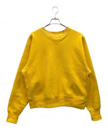 CAMBER（キャンバー）の古着「ヘヴィウエイト前Vスウェット」｜イエロー