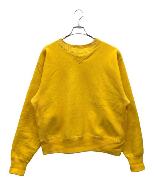 CAMBER（キャンバー）CAMBER (キャンバー) ヘヴィウエイト前Vスウェット イエロー サイズ:LARGEの古着・服飾アイテム