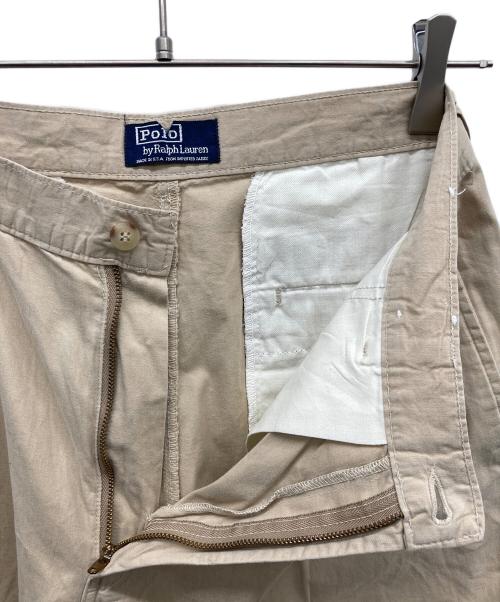 POLO RALPH LAUREN（ポロ・ラルフローレン）POLO RALPH LAUREN (ポロ・ラルフローレン) コットンパンツ ベージュ サイズ:W32×L36の古着・服飾アイテム