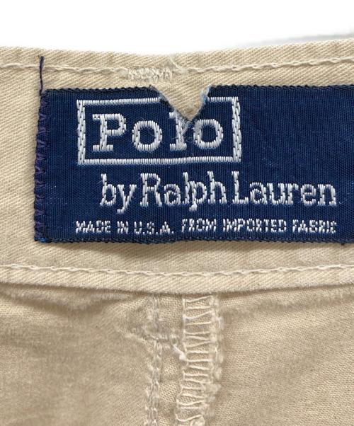 POLO RALPH LAUREN（ポロ・ラルフローレン）POLO RALPH LAUREN (ポロ・ラルフローレン) コットンパンツ ベージュ サイズ:W32×L36の古着・服飾アイテム