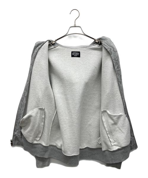 stussy（ステューシー）stussy (ステューシー) ジップパーカー グレー サイズ:Ｍの古着・服飾アイテム