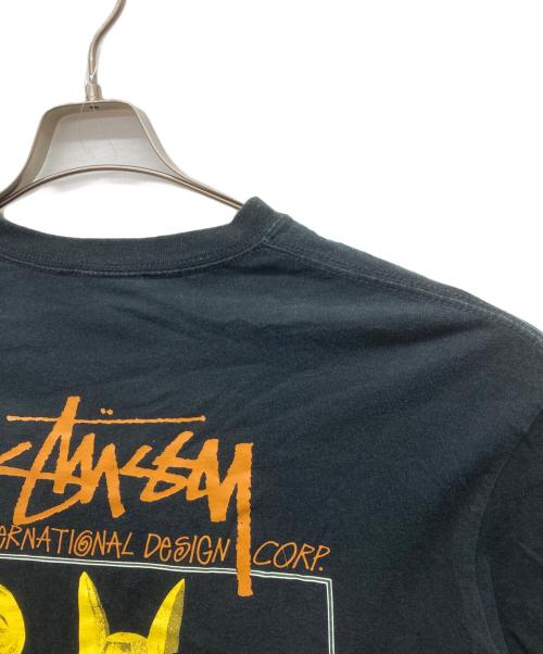 stussy AUSTRALIA（ステューシーオーストラリア）stussy AUSTRALIA (ステューシーオーストラリア) マスクプリントTシャツ ブラック サイズ:Sの古着・服飾アイテム