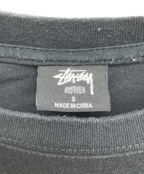 stussy AUSTRALIA（ステューシーオーストラリア）stussy AUSTRALIA (ステューシーオーストラリア) マスクプリントTシャツ ブラック サイズ:Sの古着・服飾アイテム