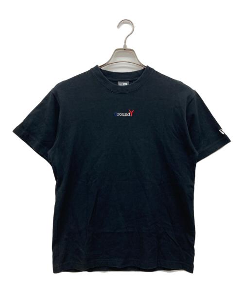 New Era（ニューエラ）New Era (ニューエラ) GROUND Y (グラウンドワイ) ベースボールTシャツ ブラック サイズ:MEDIUMの古着・服飾アイテム