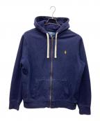 POLO RALPH LAURENポロ・ラルフローレン）の古着「裏起毛ジップパーカー」｜ネイビー