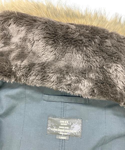 Hysteric Glamour（ヒステリックグラマー）Hysteric Glamour (ヒステリックグラマー) TYPE H-Gモッズコート ネイビー サイズ:Lの古着・服飾アイテム