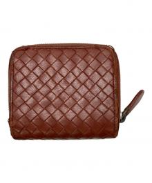 BOTTEGA VENETA（ボッテガベネタ）の古着「ラウンドジップウォレット」｜ブラウン