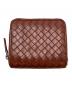BOTTEGA VENETA (ボッテガベネタ) ラウンドジップウォレット ブラウン：5000円