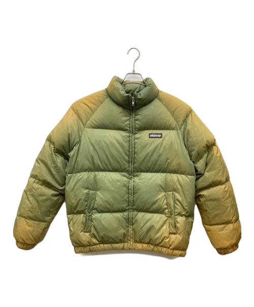 stussy（ステューシー）stussy (ステューシー) サンフェードダウンジャケット オリーブ サイズ:Lの古着・服飾アイテム