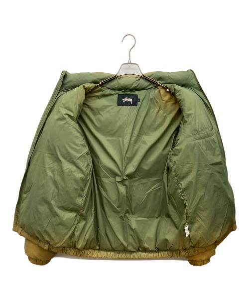 stussy（ステューシー）stussy (ステューシー) サンフェードダウンジャケット オリーブ サイズ:Lの古着・服飾アイテム