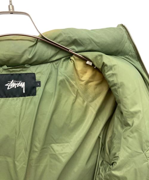stussy（ステューシー）stussy (ステューシー) サンフェードダウンジャケット オリーブ サイズ:Lの古着・服飾アイテム