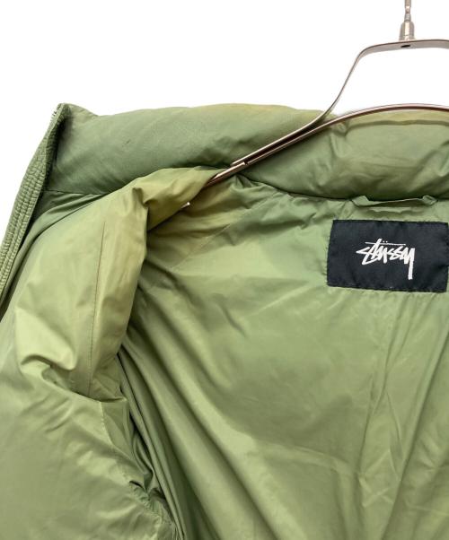 stussy（ステューシー）stussy (ステューシー) サンフェードダウンジャケット オリーブ サイズ:Lの古着・服飾アイテム