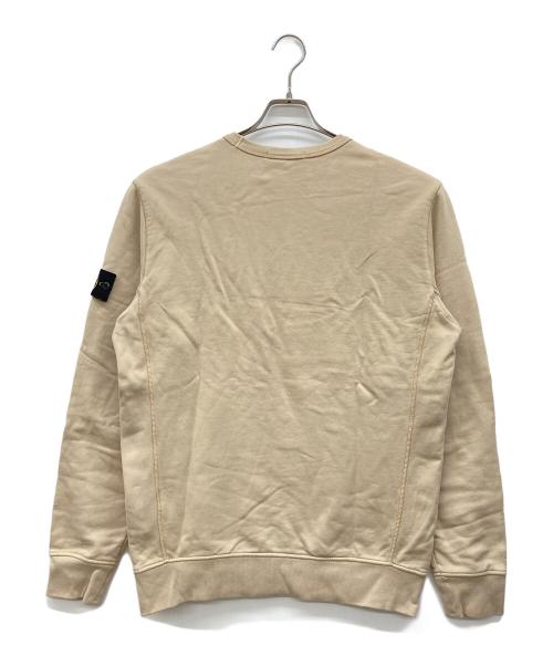 STONE ISLAND（ストーンアイランド）STONE ISLAND (ストーンアイランド) ワッペン クルーネック L/S ベージュ サイズ:Lの古着・服飾アイテム