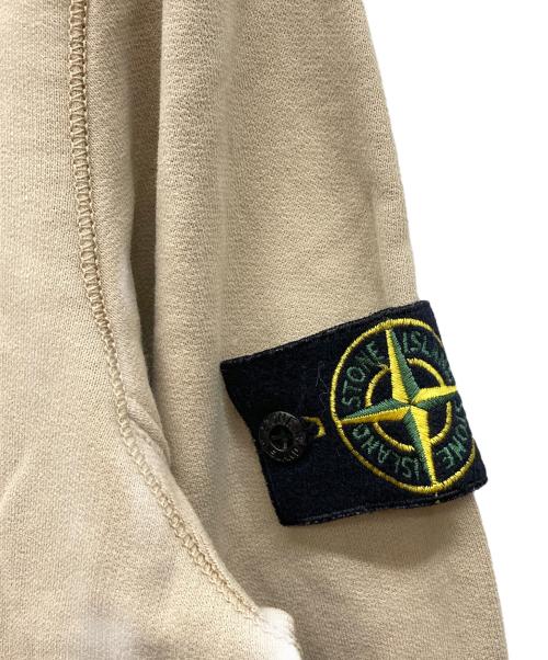 STONE ISLAND（ストーンアイランド）STONE ISLAND (ストーンアイランド) ワッペン クルーネック L/S ベージュ サイズ:Lの古着・服飾アイテム