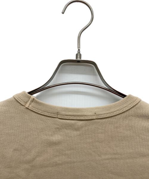 STONE ISLAND（ストーンアイランド）STONE ISLAND (ストーンアイランド) ワッペン クルーネック L/S ベージュ サイズ:Lの古着・服飾アイテム