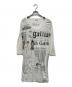 GALLIANO（ガリアーノ）の古着「ニュースペーパー柄ロングカットソー」｜ホワイト
