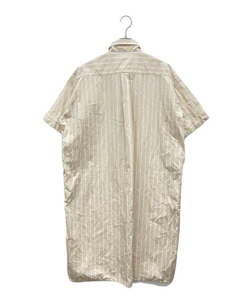 DANTON（ダントン）DANTON (ダントン) COTTON POPLIN PULLOVER SHIRT DRESS ベージュ サイズ:36の古着・服飾アイテム