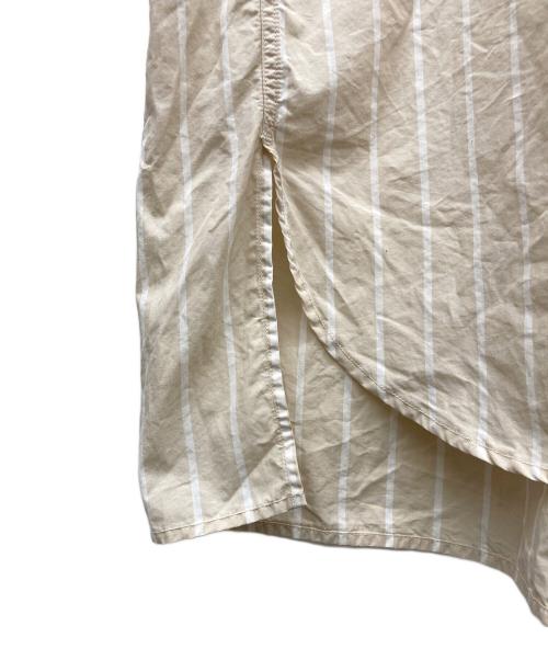 DANTON（ダントン）DANTON (ダントン) COTTON POPLIN PULLOVER SHIRT DRESS ベージュ サイズ:36の古着・服飾アイテム