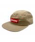 SUPREME（シュプリーム）の古着「ボックスロゴキャップ」｜ベージュ