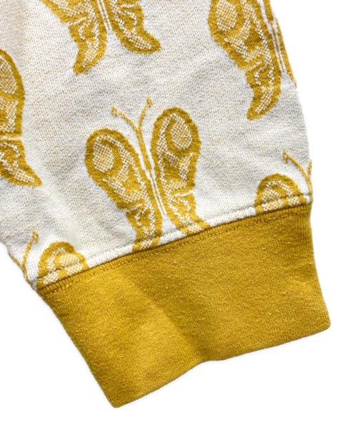 SUPREME（シュプリーム）Supreme (シュプリーム) Butterfly Jacquard Top イエロー サイズ:Mの古着・服飾アイテム