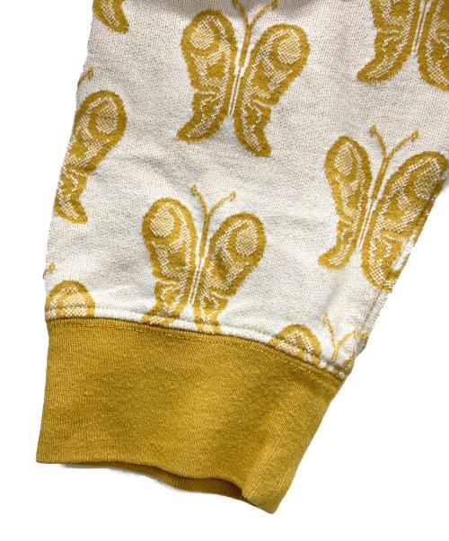 SUPREME（シュプリーム）Supreme (シュプリーム) Butterfly Jacquard Top イエロー サイズ:Mの古着・服飾アイテム