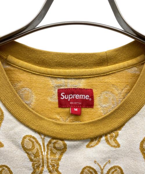SUPREME（シュプリーム）Supreme (シュプリーム) Butterfly Jacquard Top イエロー サイズ:Mの古着・服飾アイテム