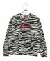 SUPREME（シュプリーム）の古着「Box Logo Crewneck Zebra」｜ホワイト×ブラック
