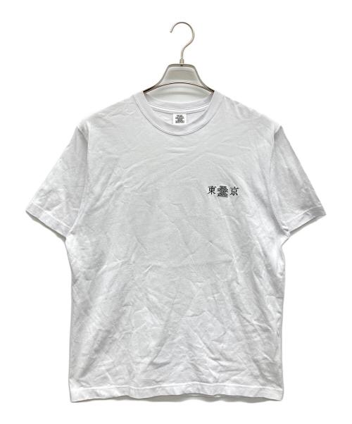 BlackEyePatch（ブラックアイパッチ）BlackEyePatch (ブラックアイパッチ) ドラゴンプリントTシャツ ホワイト サイズ:Mの古着・服飾アイテム