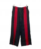 MARNIマルニ）の古着「センターラインスラックスロングパンツ」｜ブラック