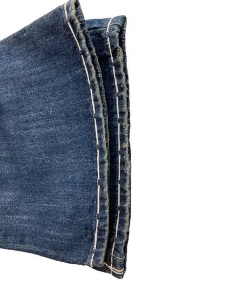 LAGUNA BEACH（ラグナビーチ）LAGUNA BEACH (ラグナビーチ) スワロフスキーステッチデニムパンツ インディゴ サイズ:34の古着・服飾アイテム